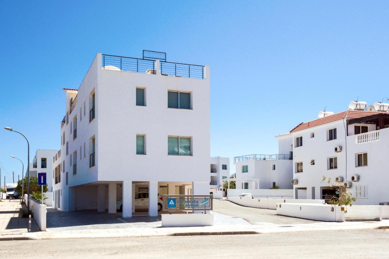 Seabreeze Apartment 200M Away From The Sea Paralímni Kültér fotó